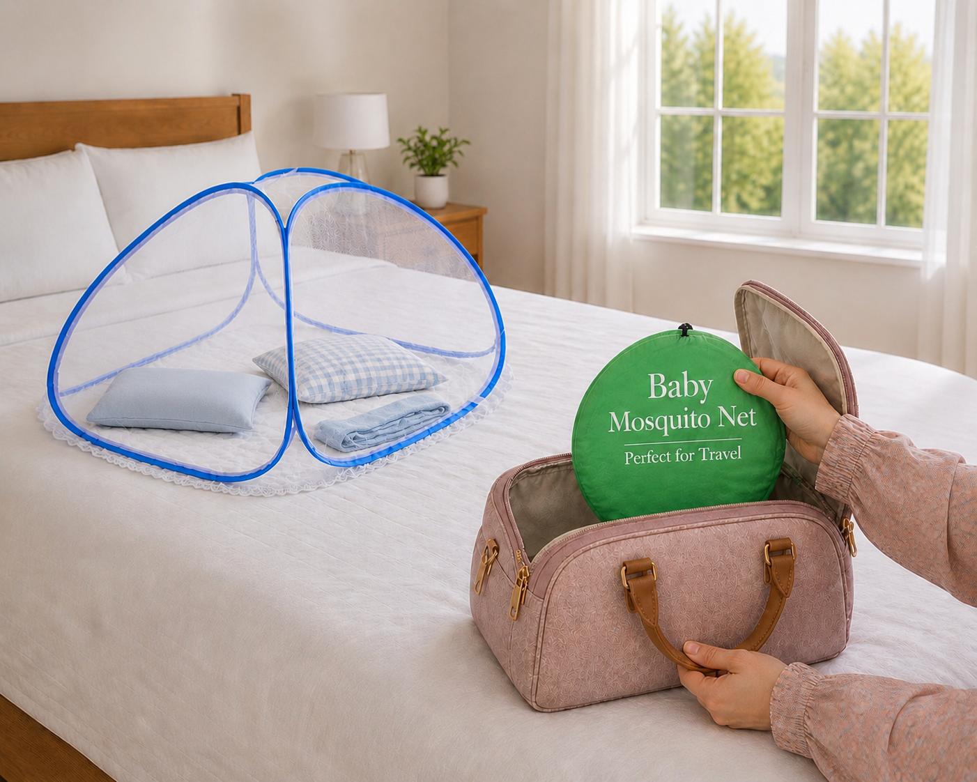 Baby Sleeping Tent Mosquito Net Suitable For 0 to 3 Years | Travel-Friendly Foldable Design
