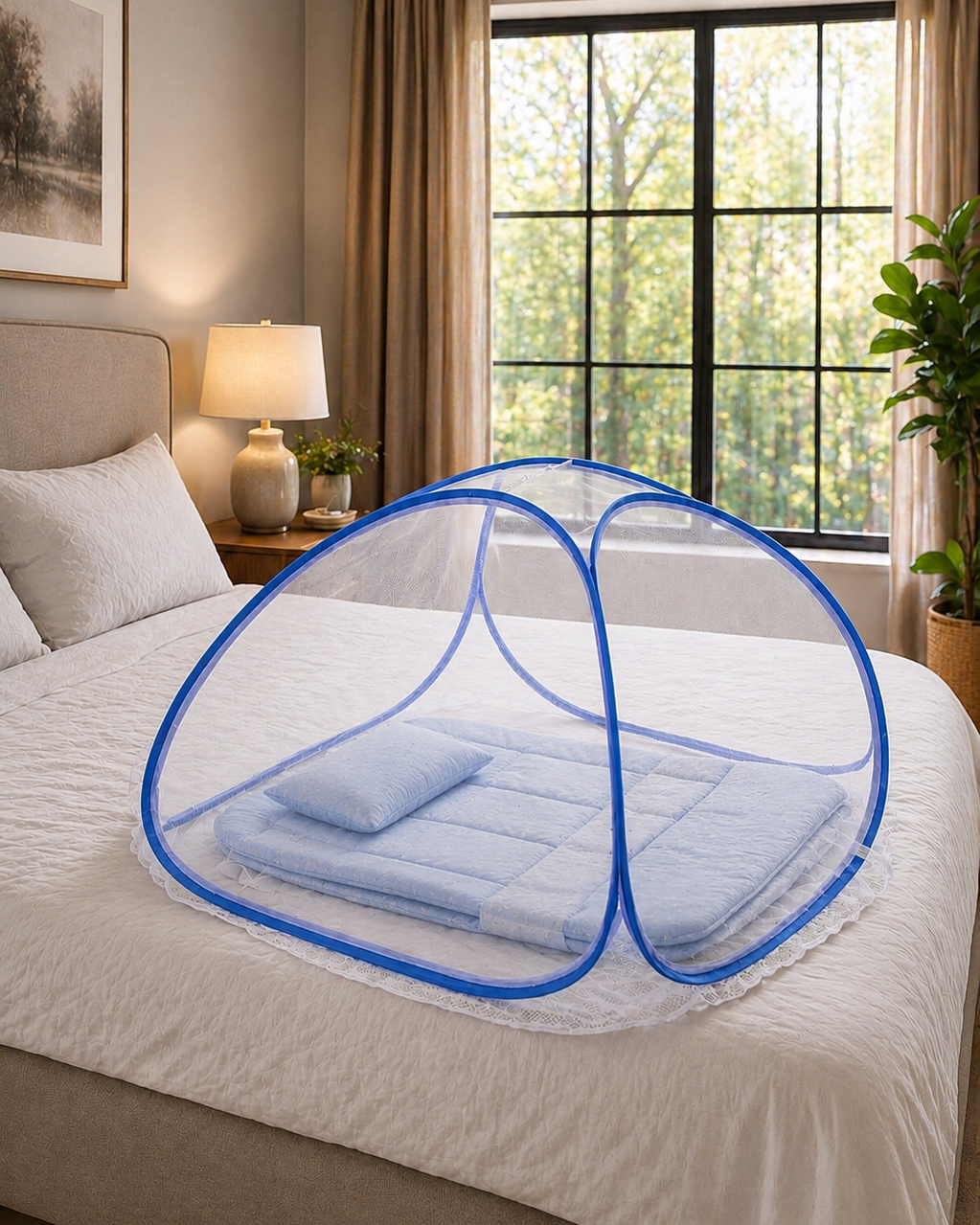 Baby Sleeping Tent Mosquito Net Suitable For 0 to 3 Years | Travel-Friendly Foldable Design