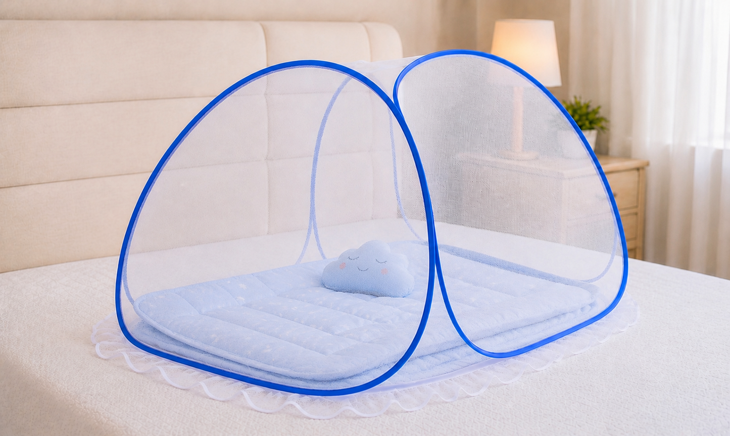 Baby Sleeping Tent Mosquito Net Suitable For 0 to 3 Years | Travel-Friendly Foldable Design